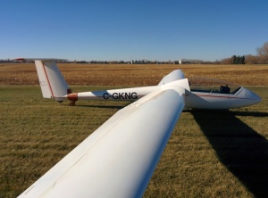 The L-33 Blanik Solo glider owned by the SSC. 
